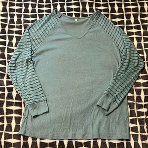Long Sleeve Top w/ sheer arm details